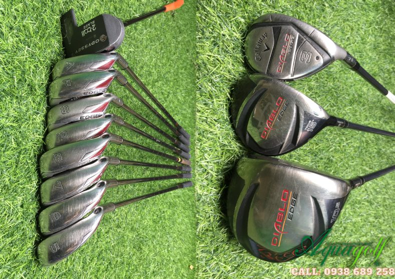 Bộ gậy đánh golf cũ Nam Callaway Diablo Uniflex R