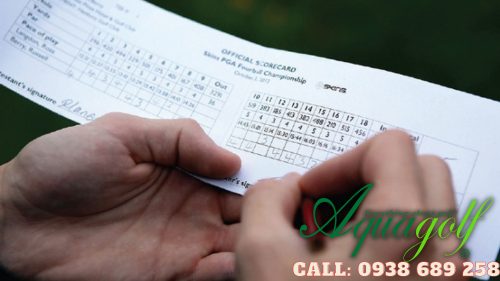 Cách tính điểm handicap ngày chuẩn khi chơi golf