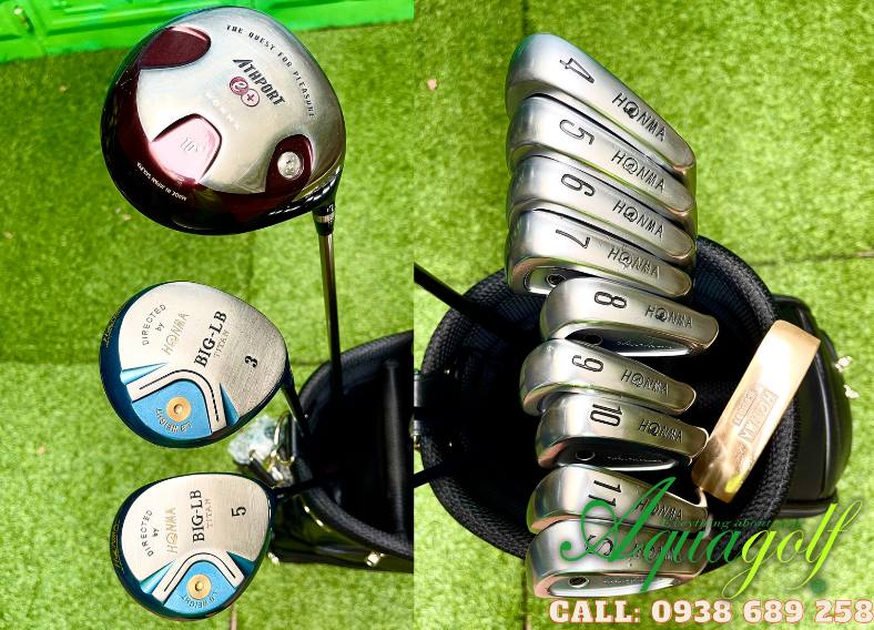 Bộ gậy đánh golf cũ Nam Honma LB708 1 sao R1