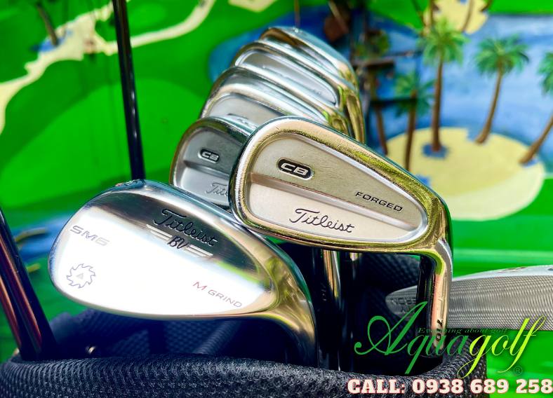 Bộ gậy đánh golf cũ Nam Titleist CB710 KBS Tour S