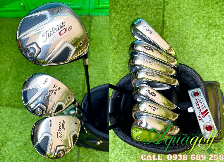 Bộ gậy đánh golf cũ Nam Titleist CB710 KBS Tour S