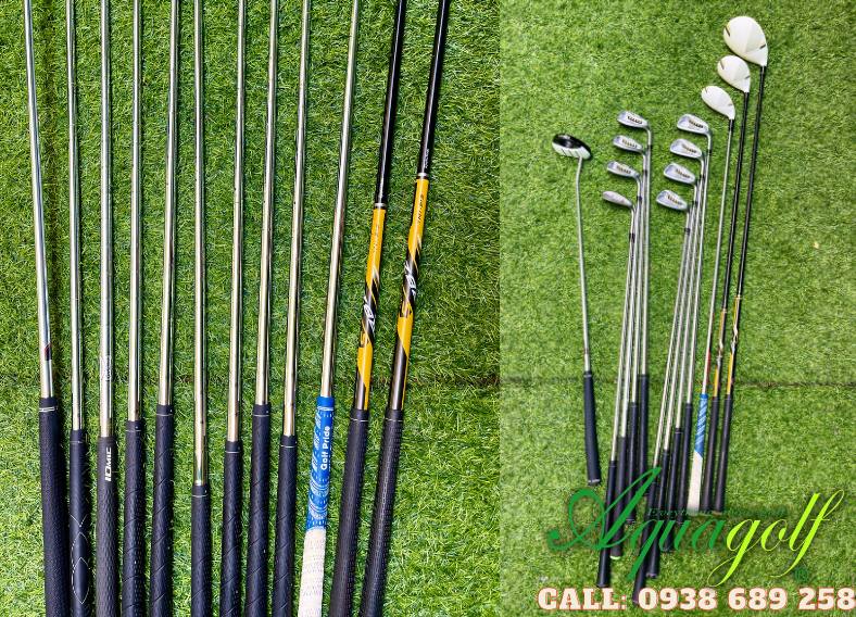 Bộ gậy đánh golf cũ Nam TaylorMade RAC Steel S