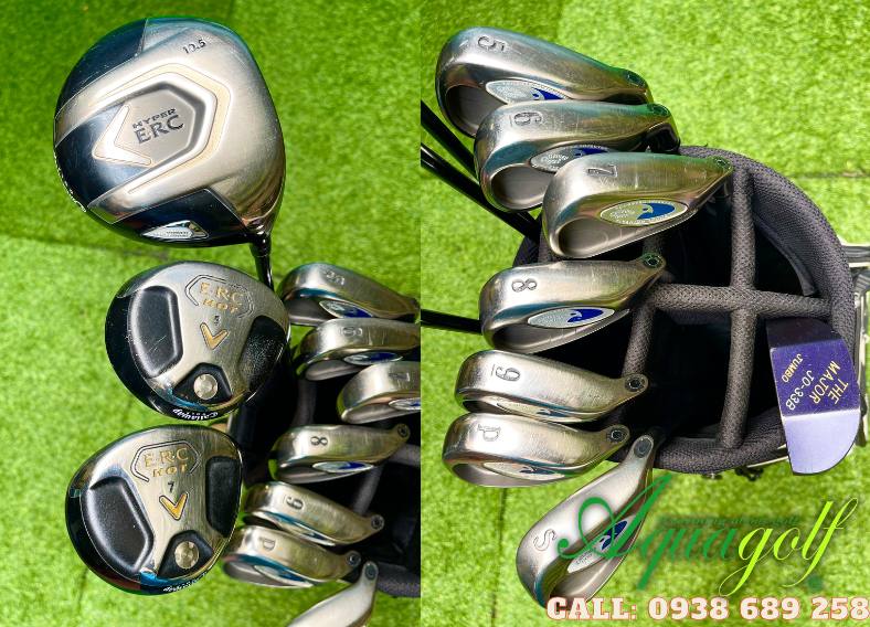 Bộ gậy đánh golf cũ Nam Callaway ERC HawkEye R