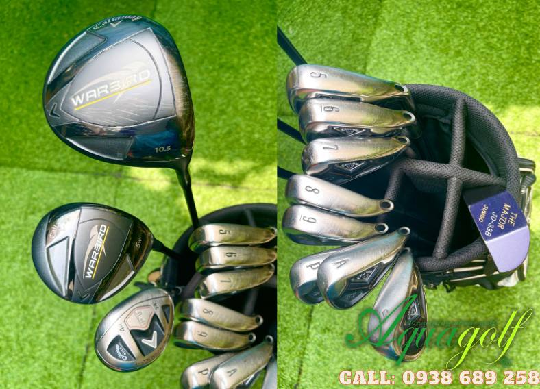 Bộ gậy đánh golf cũ Nam Callaway Warbird FT NSPro 950GH R