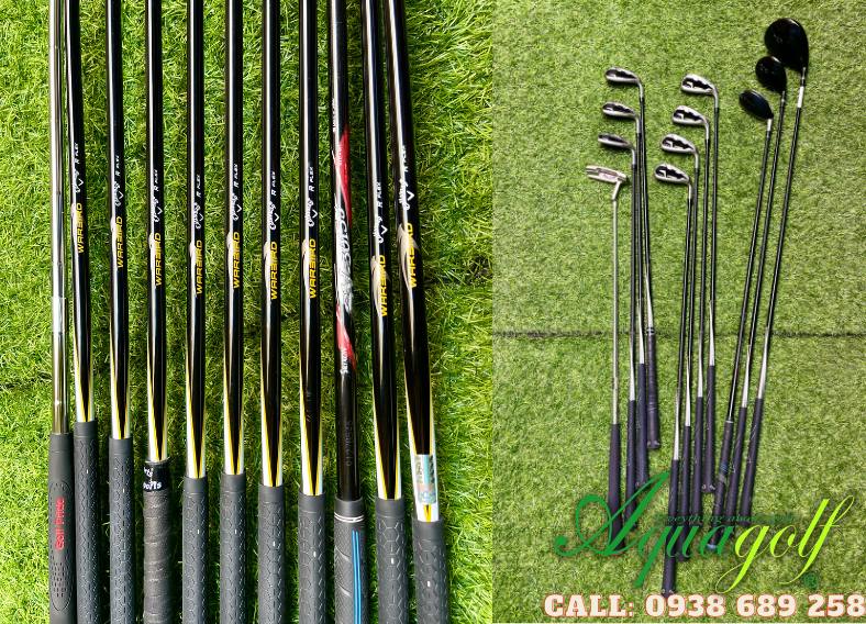 Bộ gậy đánh golf cũ Nam Callaway Warbird R