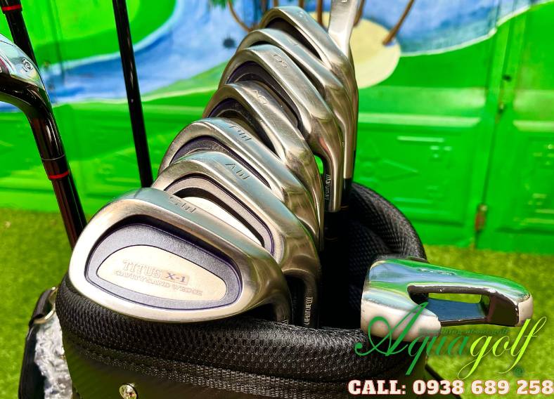 Bộ gậy đánh golf cũ Nam Maruman Titus X1 SR