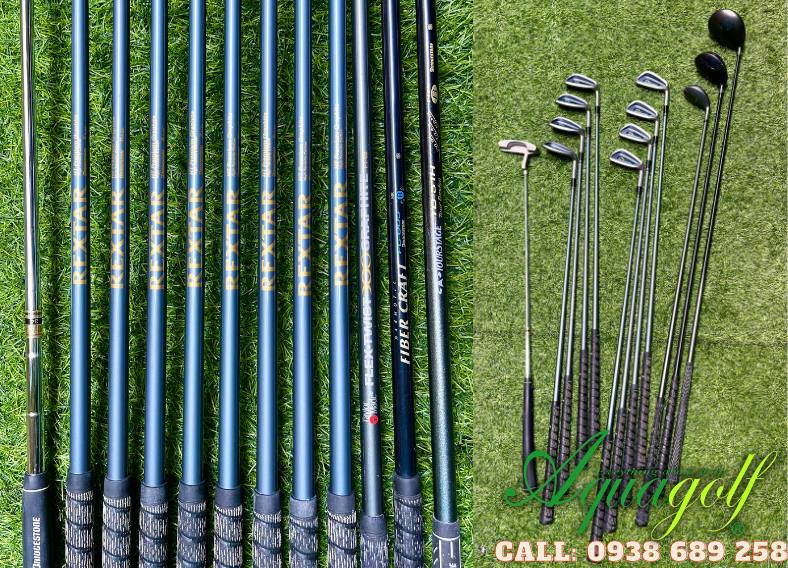 Bộ gậy đánh golf cũ Nam Bridgestone Rextar R