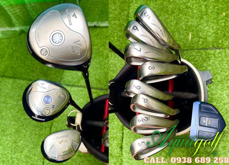 Bộ gậy đánh golf cũ Nam Bridgestone Tourstage R