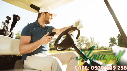 Sử dụng điện thoại khi chơi golf