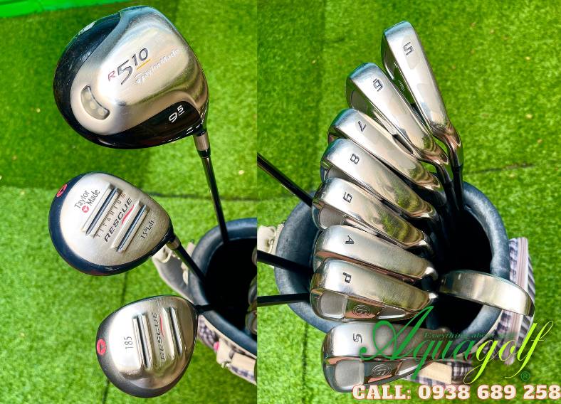 Fullset bộ gậy đánh golf cũ Nam TaylorMade X03 R