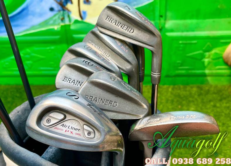 Fullset bộ gậy đánh golf cũ Nam Brainerd Custom R