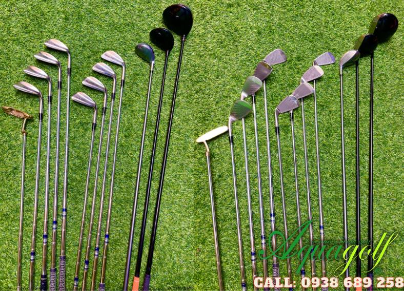 Fullset bộ gậy đánh golf cũ Nam Mizuno SilverCup Steel R